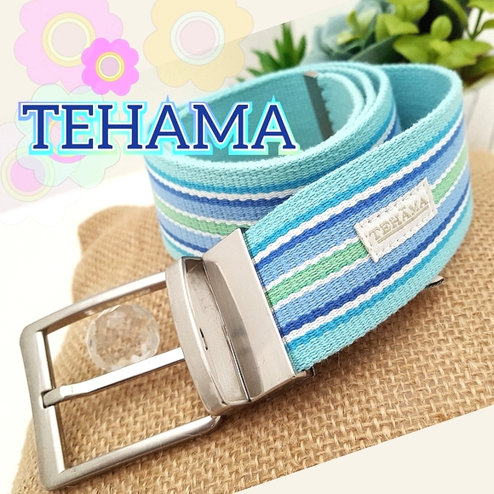 Unisex Tehama💙Colorful Reversible Buckle Web Belt|Golf Belt